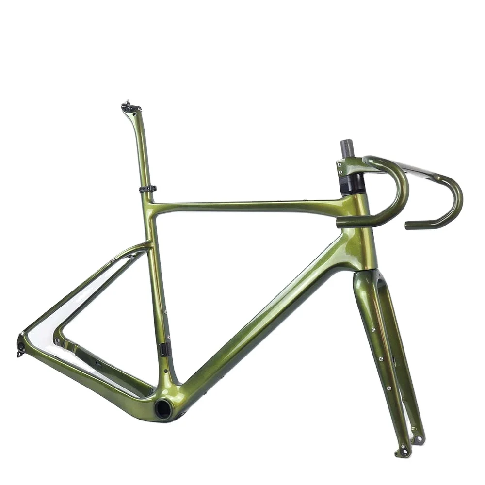 

Chameleon Paint BB386 Flat Mount 160mm Inner Cable Carbon Cyclocross Frame Carbon Bike Frame Gravel