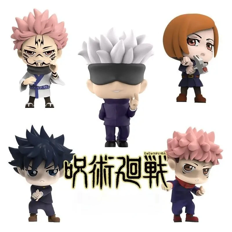 

Jujutsu Kaisen Q-Version брелок кулон слепая коробка аниме Gojo Satoru Itadori Yuji креативное украшение для подарка модная коллекционная