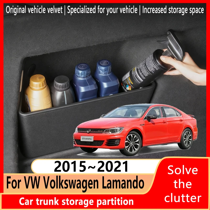 

For VW Volkswagen Lamando 2015~2021 Thickening Trunk Storage Partition Multifunction Storage Auto Interior Parts Car Accessories
