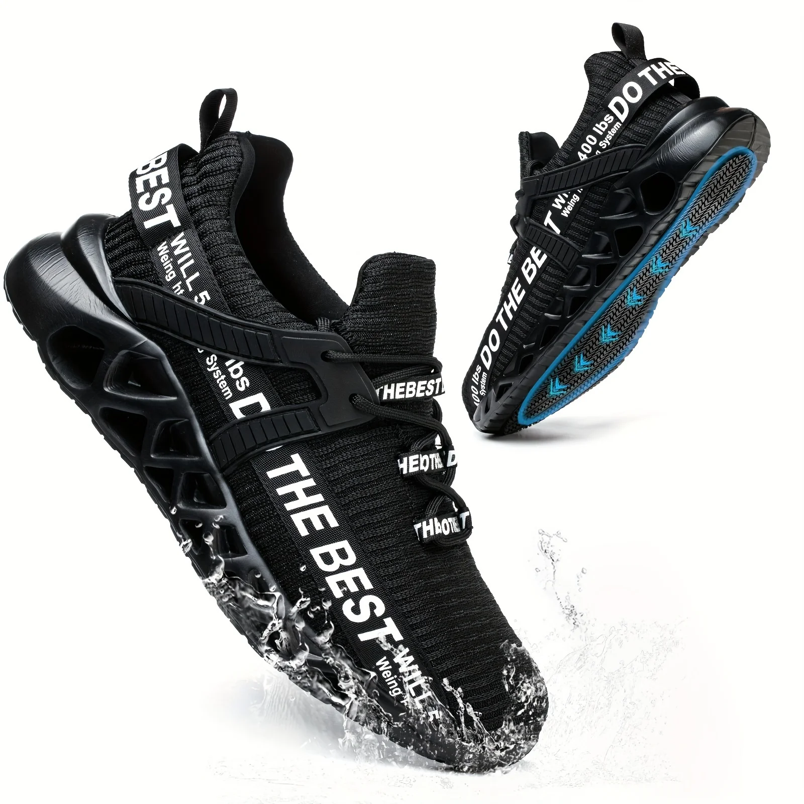 Breathable Woven Knit Industrial Construction Sneakers Safety Shoes Puncture Proof Lace-up Work Shoes, Industrial And Constructi