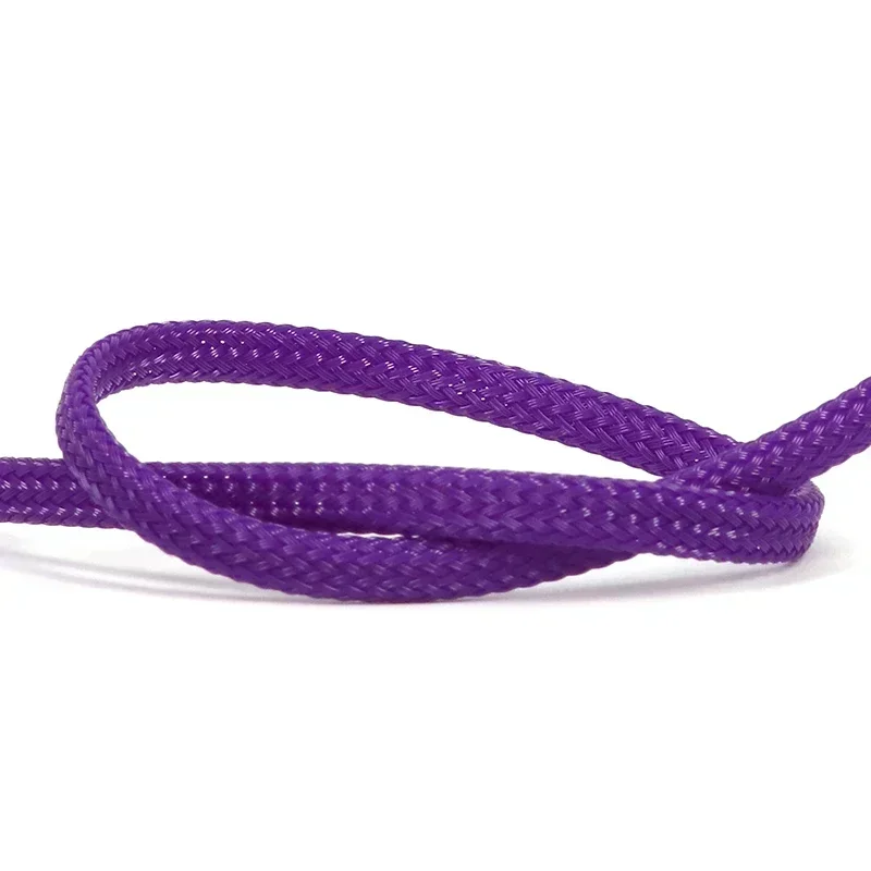 Purple PET Insulation Expandable Braided Sleeve 2mm - 40mm High Density Wire Wrap Cover Nylon Sheath Protection Cable Sleeving