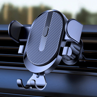 Universal Car Hook Base Phone Holder for Car Air Vent Dashboard Mobile Phone Navigation Bracket Anti-drop Phone Car Stand Holder