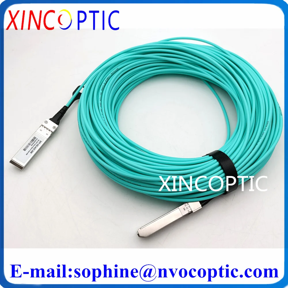 

5Pcs 10G SFP+ AOC 50M Module OM3 Active Optic Cable Compatible Cisco/Ubiquiti/Mikrotik/Zyxel Fiber Equipment/Switch