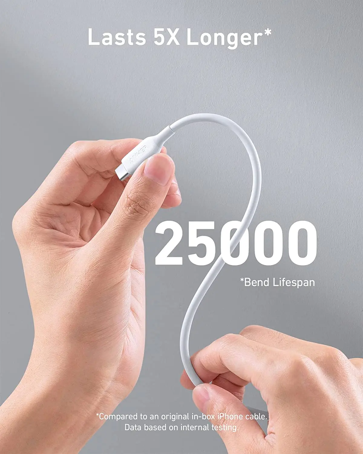 앵커 100W 타입 C 충전 케이블 파워라인 III USB-C to USB-C 2.0 케이블 1.8m 고속 데이터 전송
