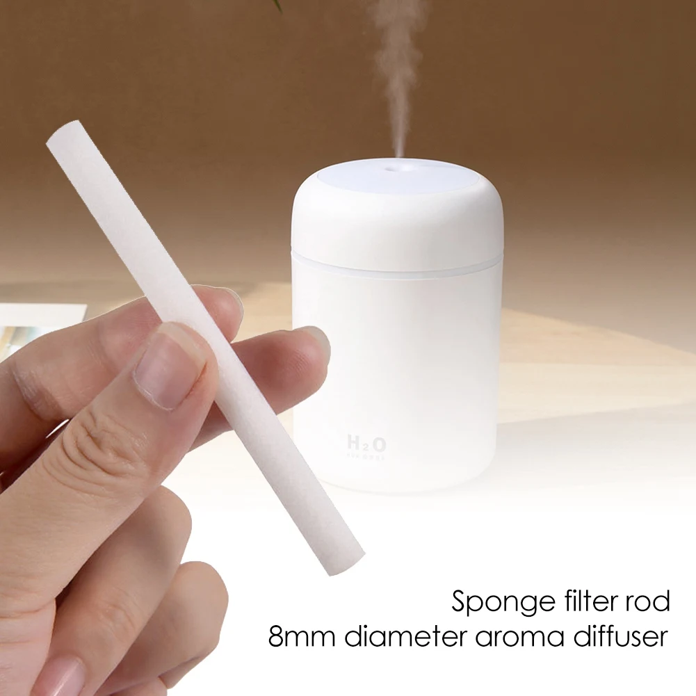 ABNP 8X200 มม.ขนาดใหญ่ Humidifier AROMA FILTER Atomizer เปลี่ยนผ้าฝ้าย Swab 50Pack Humidifier กรองสามารถตัด