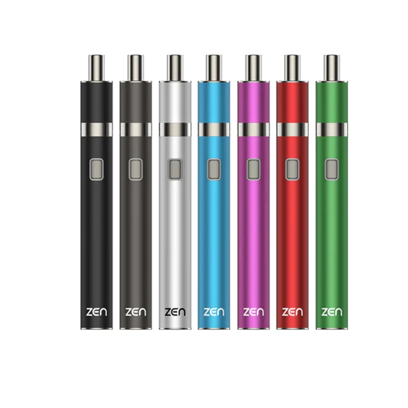 Oryginalny wosk Zen Yocan waporyzator akumulator 650mAh regulowane napięcie 2.8V/3.2V/3.6V z C4-DE parownik E-papierosowym o pojemności 1,6 ohm