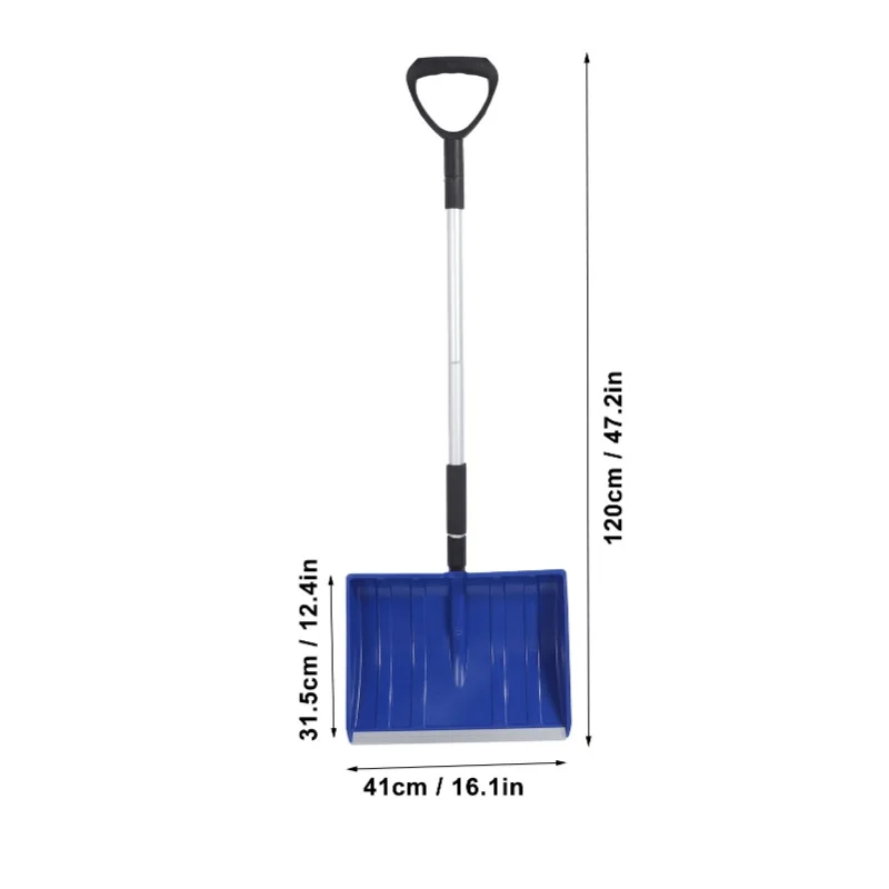 snow-shovel-detachable-large-capacity-lightweight-portable-outdoor-shovel-for-emergency-car-garden-blue