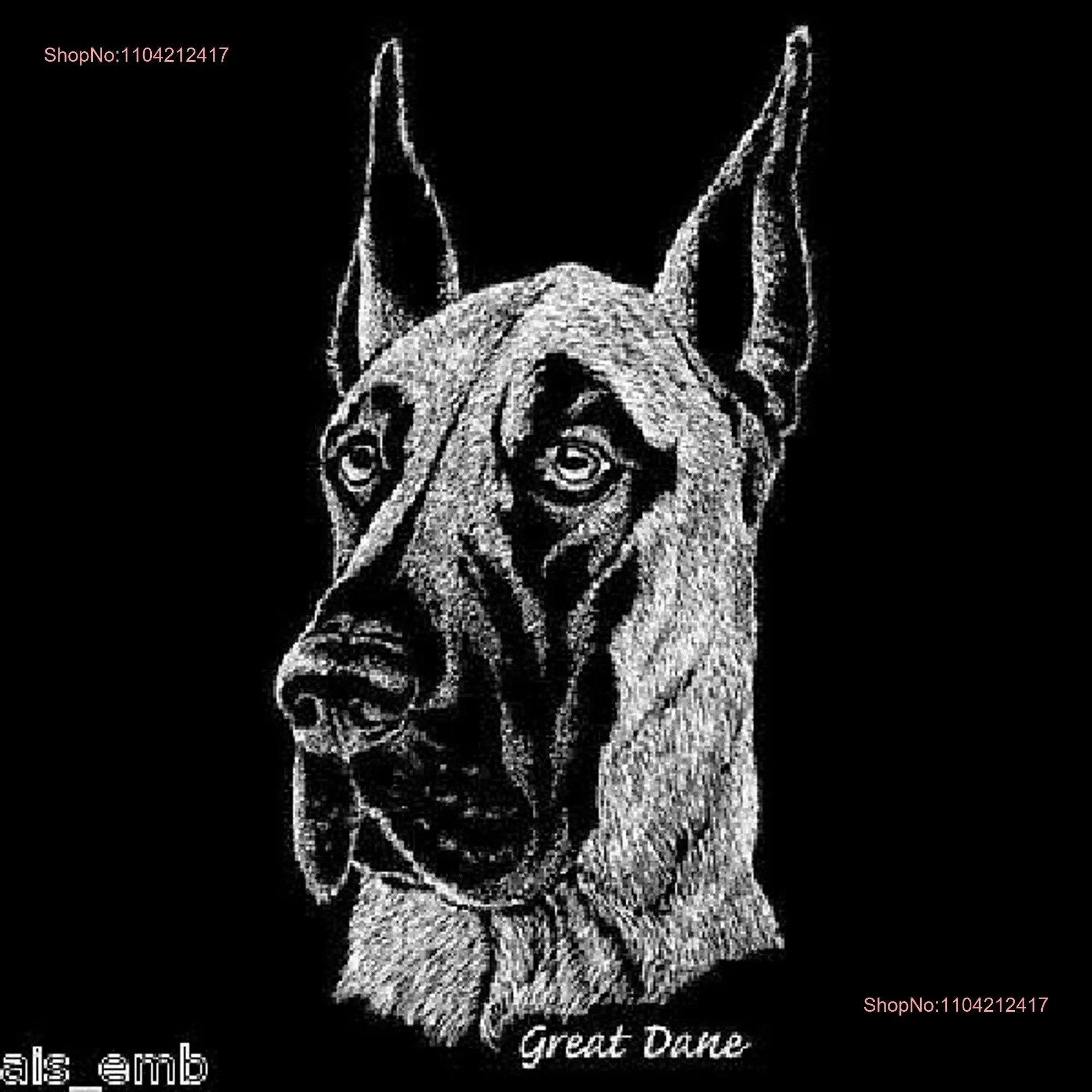 Great Dane T Shirt SweaT Available On Request 850a long or short sleeves