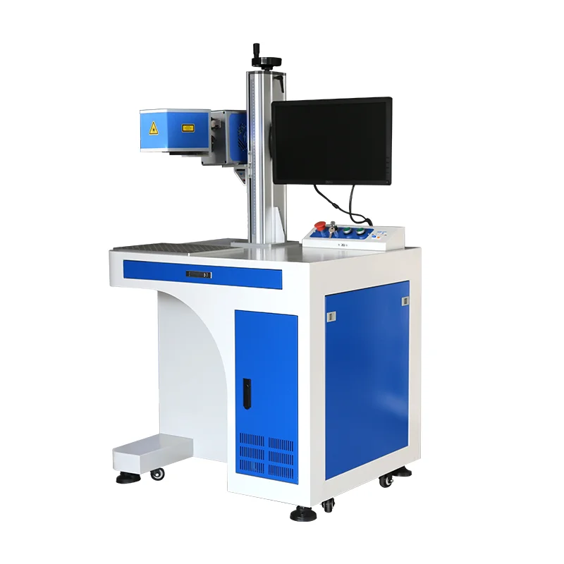 

Cabinet Fiber Laser Marking Machine 30W 50W 100W Cabinet LightBurn EZCAD for Metal Steel Aluminum Industrial Engraving