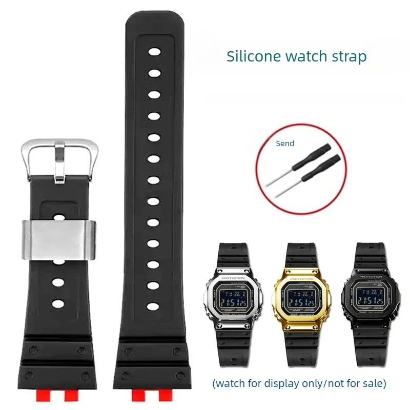 Suitable for Casio GM-B2100 Metal Octagonal G-SHOCK Series GMW-B5000 Small Gold Nugget Silver Nugget Strap
