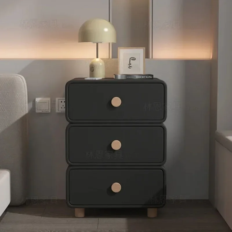 

Chest Drawers Nightstands Nordic Storage Aesthetic Simple Bedside Cupboard Minimalist Floor Armoires De Chambre Home Furniture