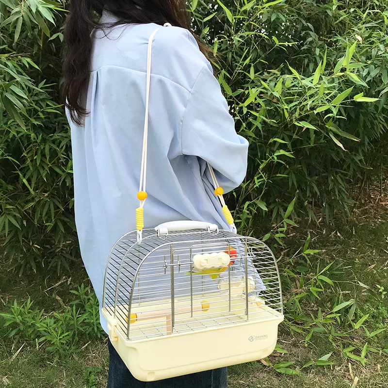 1.2 M Adjustable Long Rope Parrot Out Cage Strap Diagonally Across Lanyard Accessories Pet Carrier Strap Detachable Accessories