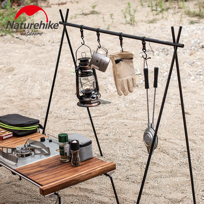 

Naturehike Camping Hanging Rack Aluminum Alloy Triangle Travel Shelf Hanger Triangle Rack Nature Hike Tools Outdoor Eequipment