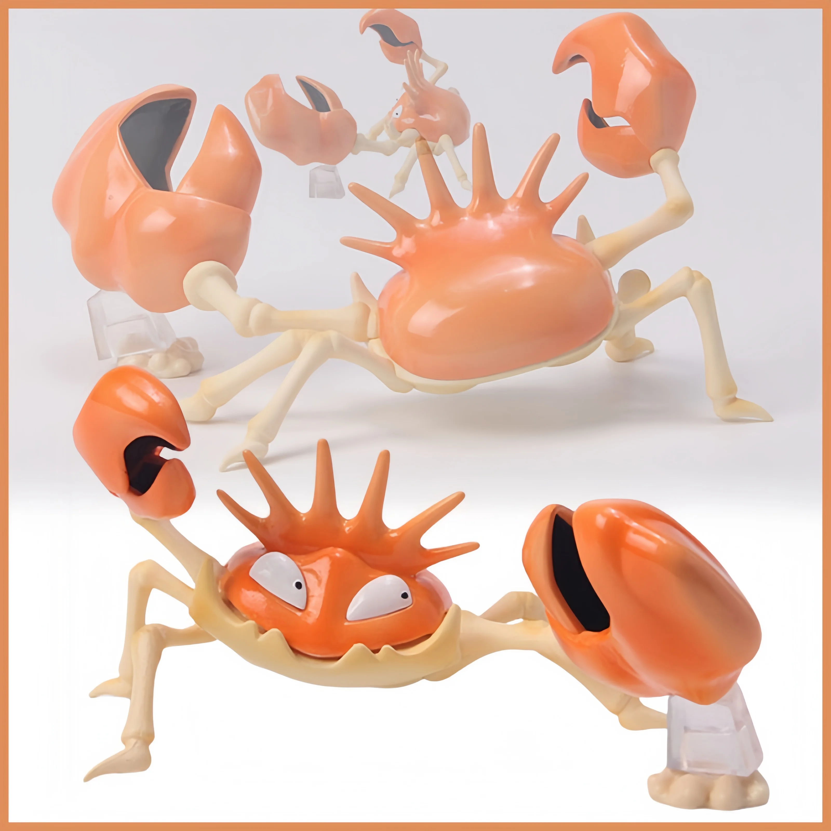 

In Stock Genie Animation Peripheral Doll Tide Play Table Set Up Accessories Giant Tongs Crab Model Decoration Birthday Gift Toy