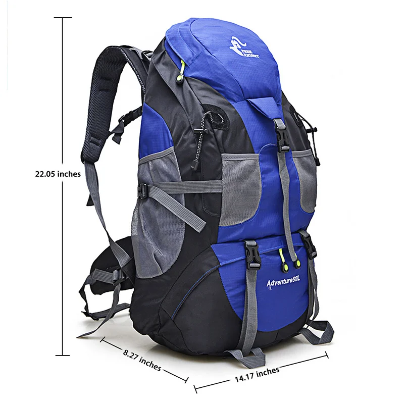 Climbing Backpack 50L Waterproof Outdoor Rucksack Cycling Hiking Backpack Trekking Camping Bag Mountain Backpack