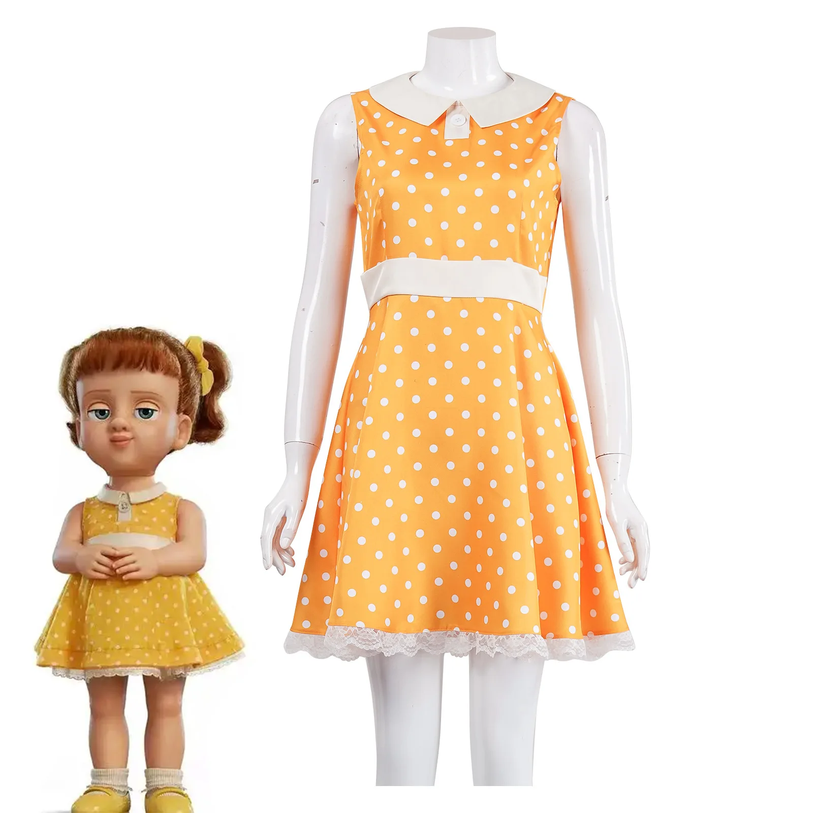 

Toy Story Gabby Doll Yellow Dress Performance Costume