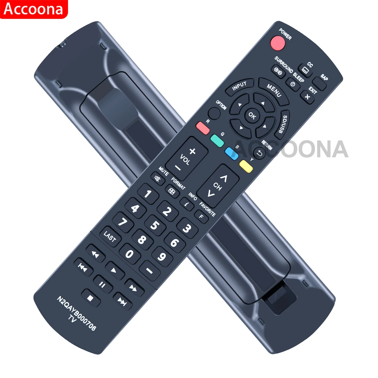 New N2QAYB000706 Remote Control fit for Panasonic TV TC-L32X5 TC-P50X5 TC-P42X5 TCP50U50 Viera LCD TV