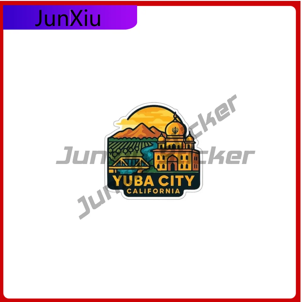 

Yuba City California Sticker Vinyl Decal Vacation Decorative V 125 Motorcycle Windshield Bumper Stickers Pipe Aquarium Accessori