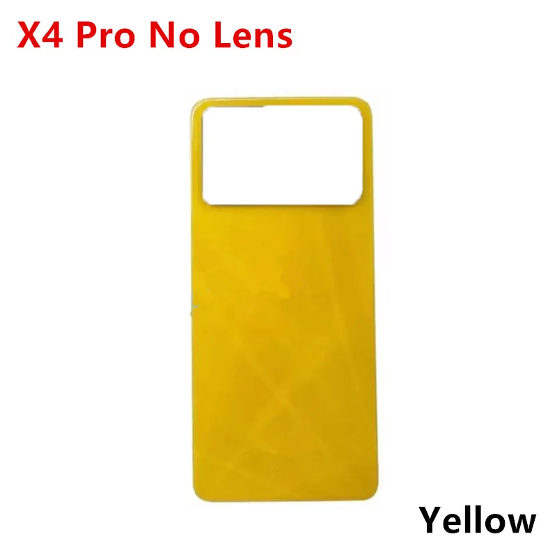 X4Pro Battery Back Cover For Xiaomi POCO X4 Pro 5G Rear Housing Case Replace Repair Spare Parts + Camera Lens image 6
