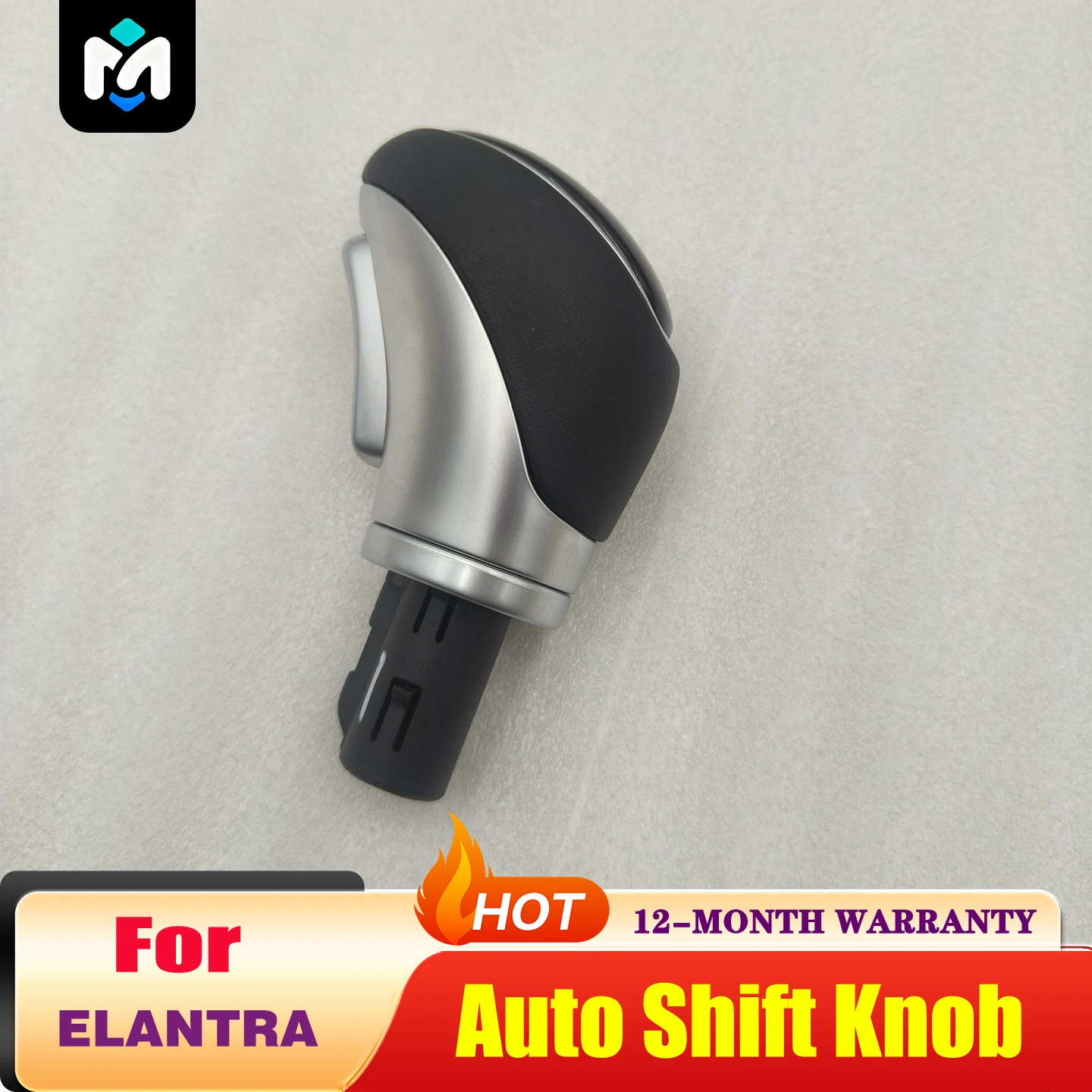 Auto Leather Gear Shift Knob 46720-F2100 For Hyu-ndai Elantra 2016-2019 Original Equipment Manufacturer Part