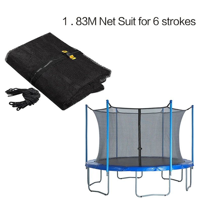 Buitenshuis Trampoline Beschermnet Anti-Val Trampoline Jump Pad Veiligheidsnet Bescherming