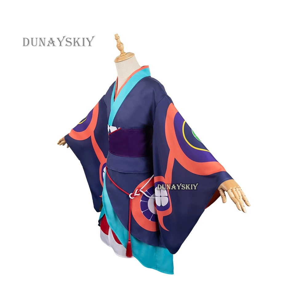 Anime Mononoke Cosplay medycyna sprzedawca Kusuriuri przebranie na karnawał peruka buty Kimono kobiety Hallowen świąteczna rola pełny zestaw