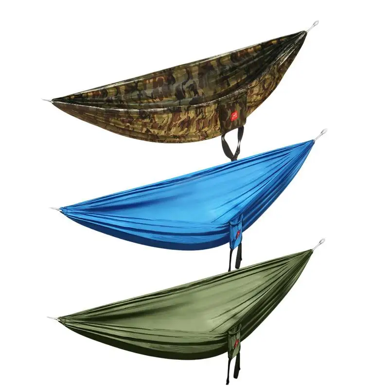 Two Person Hammock Swing Children Adults Camping Hammock Soft Fabric Hammock With Storage Bag For Exploring Courtyard Camping