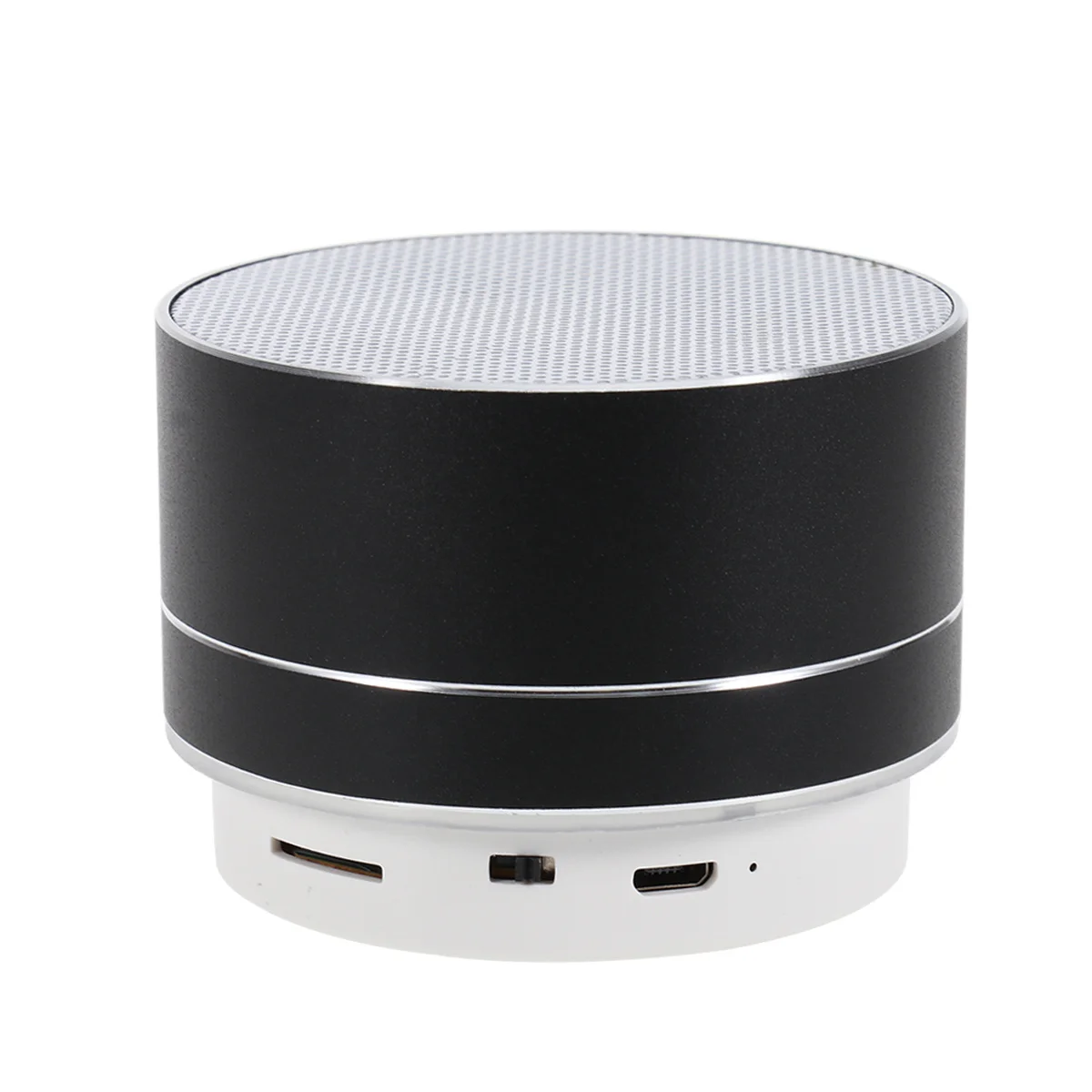 

Wireless Speaker Aluminum Alloy Mini Metal Portable Outdoor Speaker Led Lights Card Stereo Bass Compatible