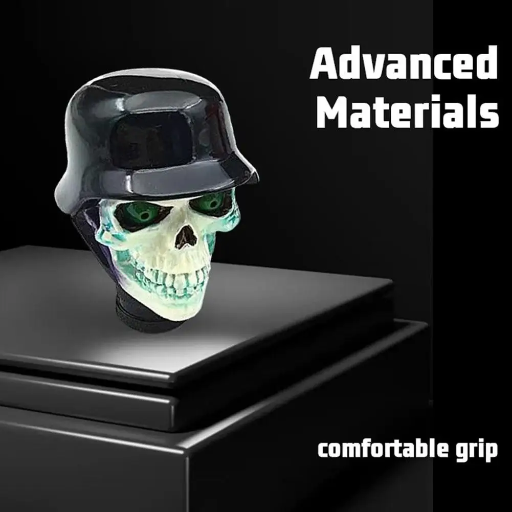 Shifter Knob Skull Gear Shift Skeleton Shape Shift Shift Stick Automatic Car Stick Knob Car Handle Accessories B2q9