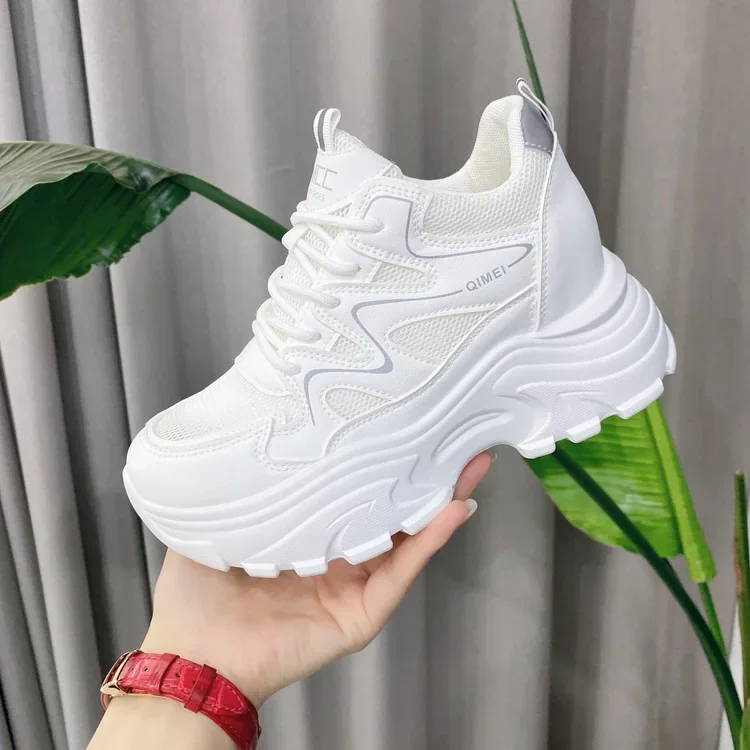 

Classic women's spring and autumn high top versatile trendy casual shoes, outdoor anti slip breathable running sports shoes