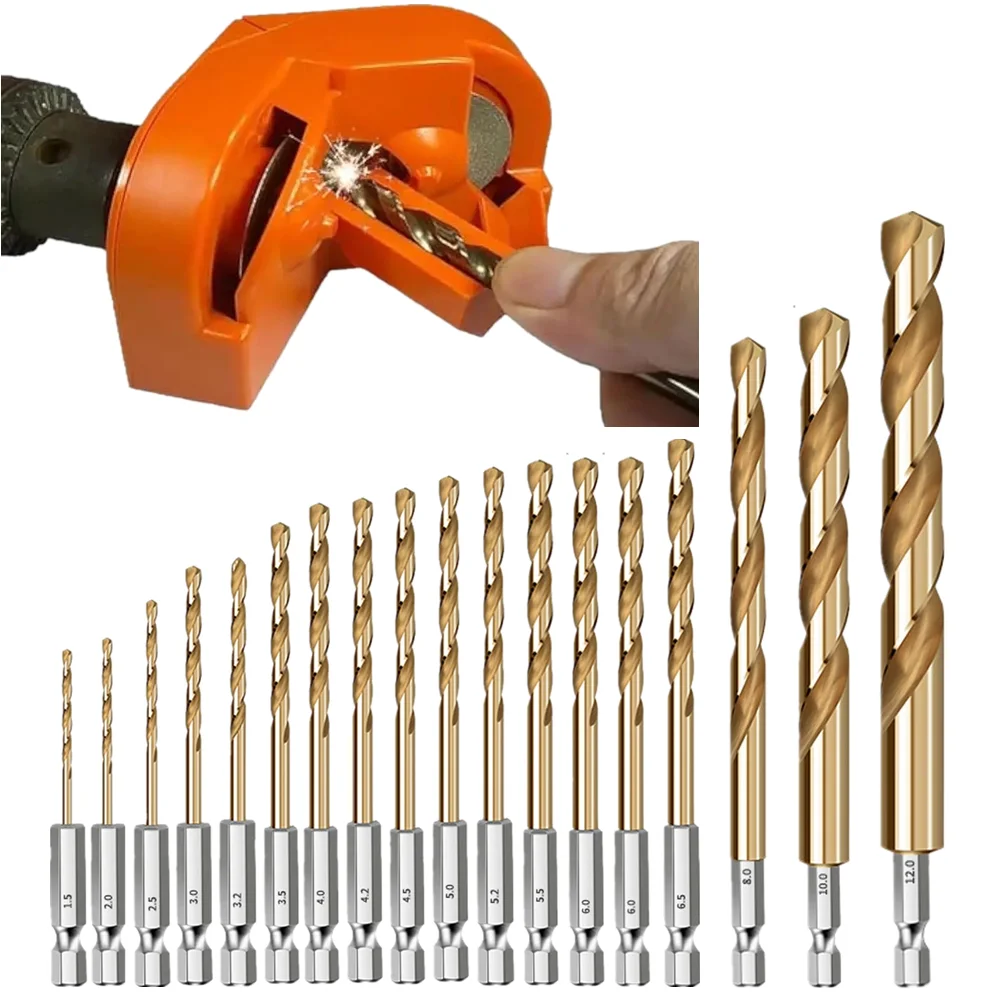 

Electric Drill Bit Grinding Sharpener HSS Twist Bits Set for Knife Scissors Sharpening Stone Tools Make Knives Sharper Whetstone