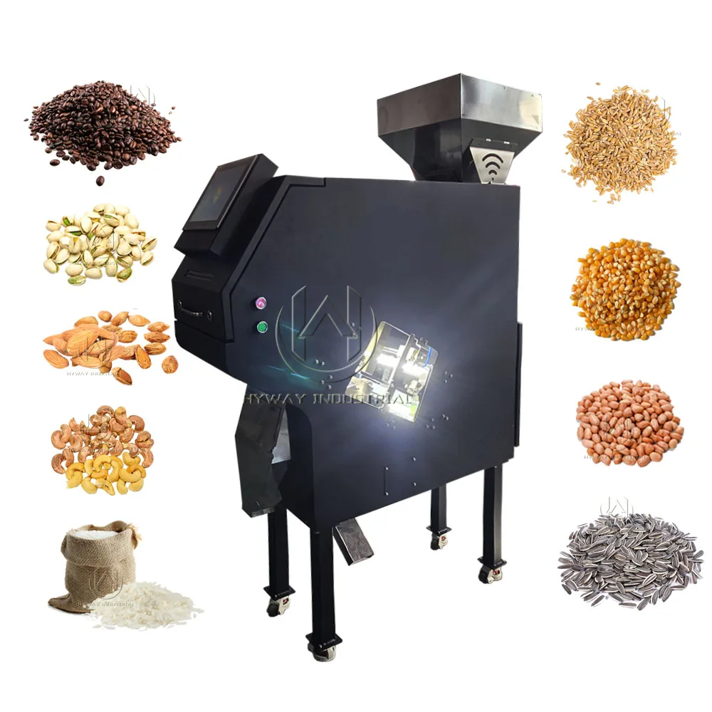 500-1500 kg/h 500 Kg/h quinoa granos de café arroz Garin clasificación de colores clasificador de colores máquina clasificadora de limpieza de vegetales secos
