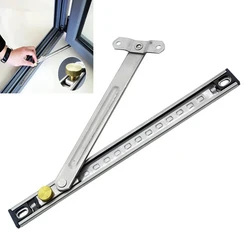 12 Inch Durable Windows Restrictor Windproof Brace Stopper Children Safety Locks Window Support Opener Fixed Angle Controller
