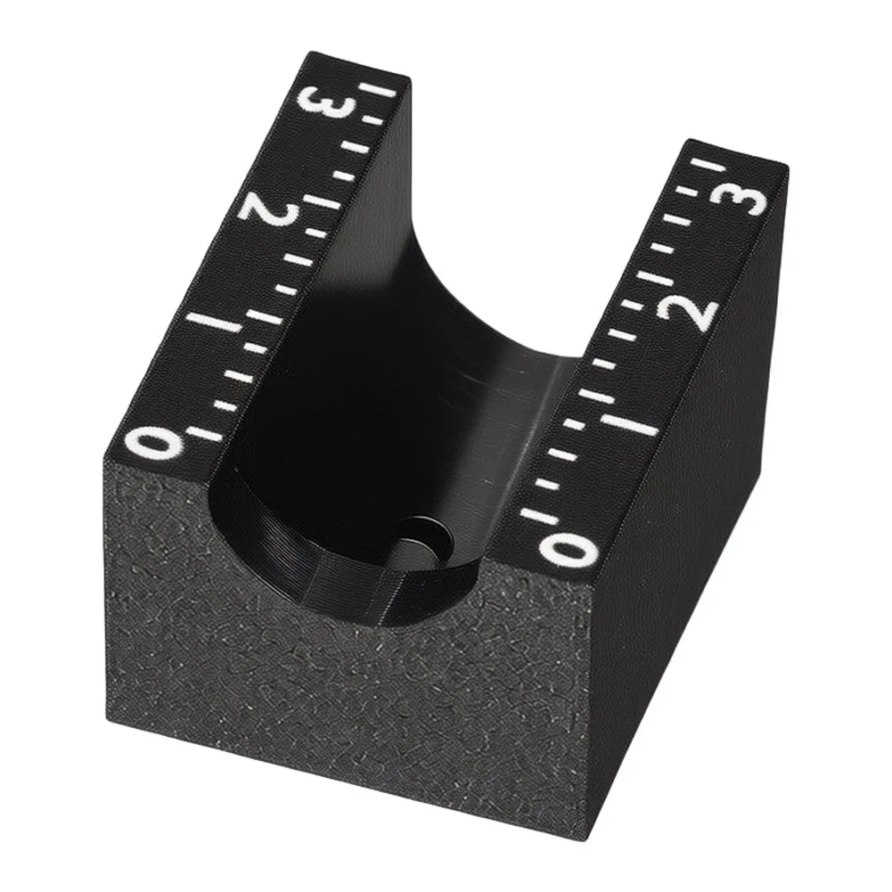 Small Bottle Label Applicator Groove Design For 3ml 10ml Vials Safe PET Plastic Hand Tool Gray Black