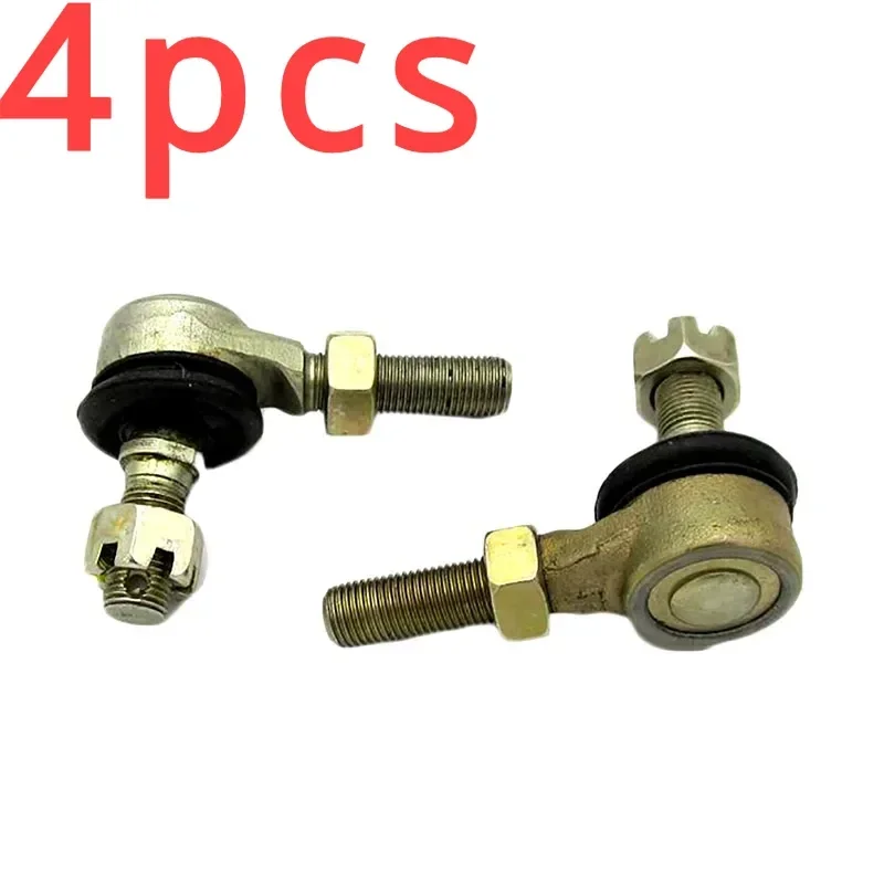 

4 шт. 12X12 мм M12 ATV шаровой шарнир рулевой тяги для 110cc 125cc ATV Quad 4-колесный велосипед для грязи, шаровая головка рулевого управления, пляжный транспорт