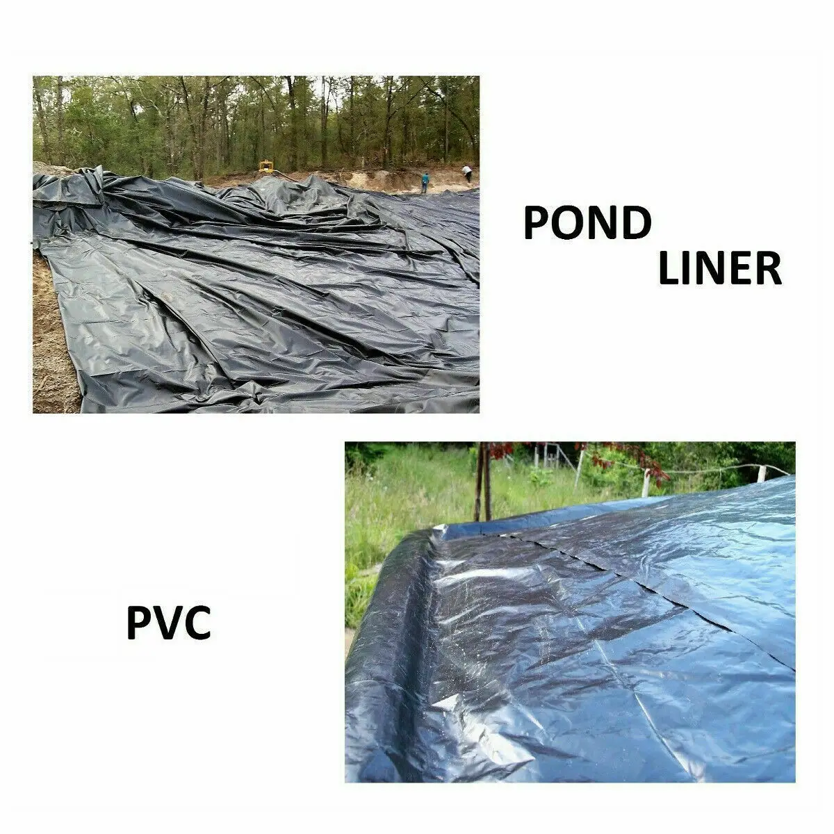 

0.12mm Waterproof Liner film Fish Pond Liner Garden Pools Reinforced PVC Heavy Duty Guaranty Landscaping Pool Pond 10X3M