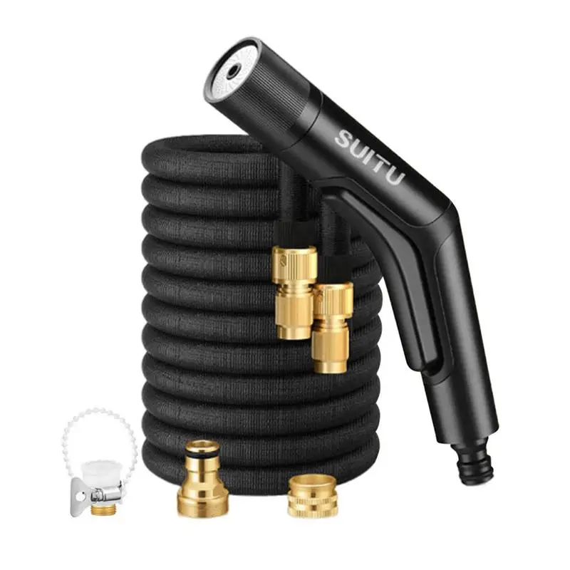 

Car Wash Hose Nozzle Sprayer High Pressure Hose Nozzle With Water Adjustment Watering Sprayer For Showering Pets Garden Watering