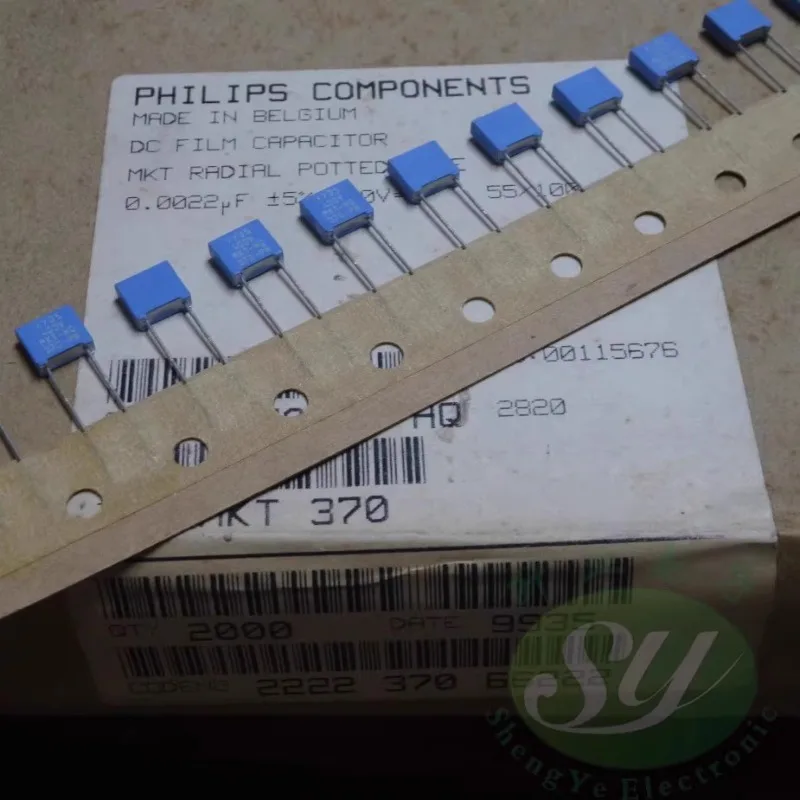 

20PCS PHILIPS MKT370 0.0022uf/400v 2.2nf 2200pf 2n2 222 New 5MM film capacitor