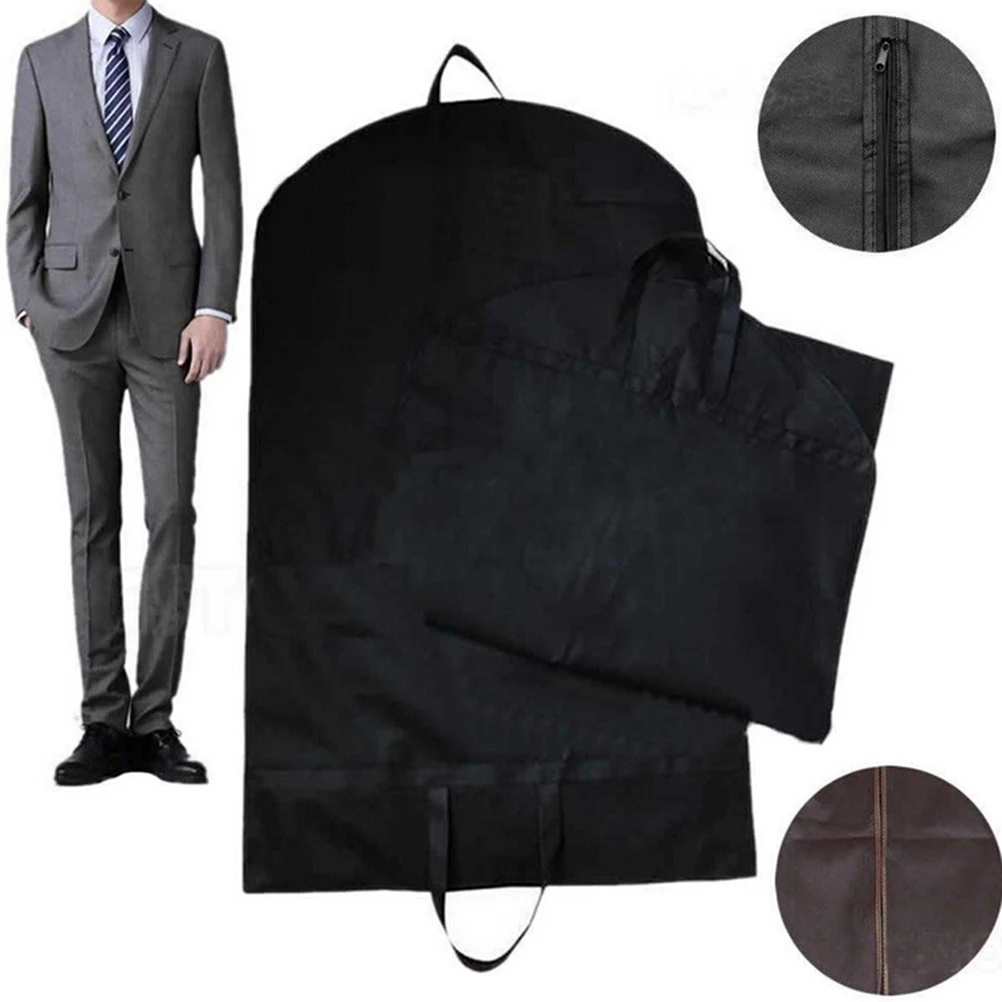 10 Stück tragbare staub dichte Kleidungs hülle zum Schutz des Kleider mantels Anzug Kleidungs stück Staubs chutz hüllen Tasche Kleider schrank hängende Aufbewahrung taschen