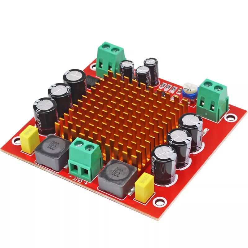150W Mono Channel Digital Power Audio Amplifier Board TPA3116DA TPA3116 D2 Class D Sound Amplifier Board XH-M544 DC 12V 24V