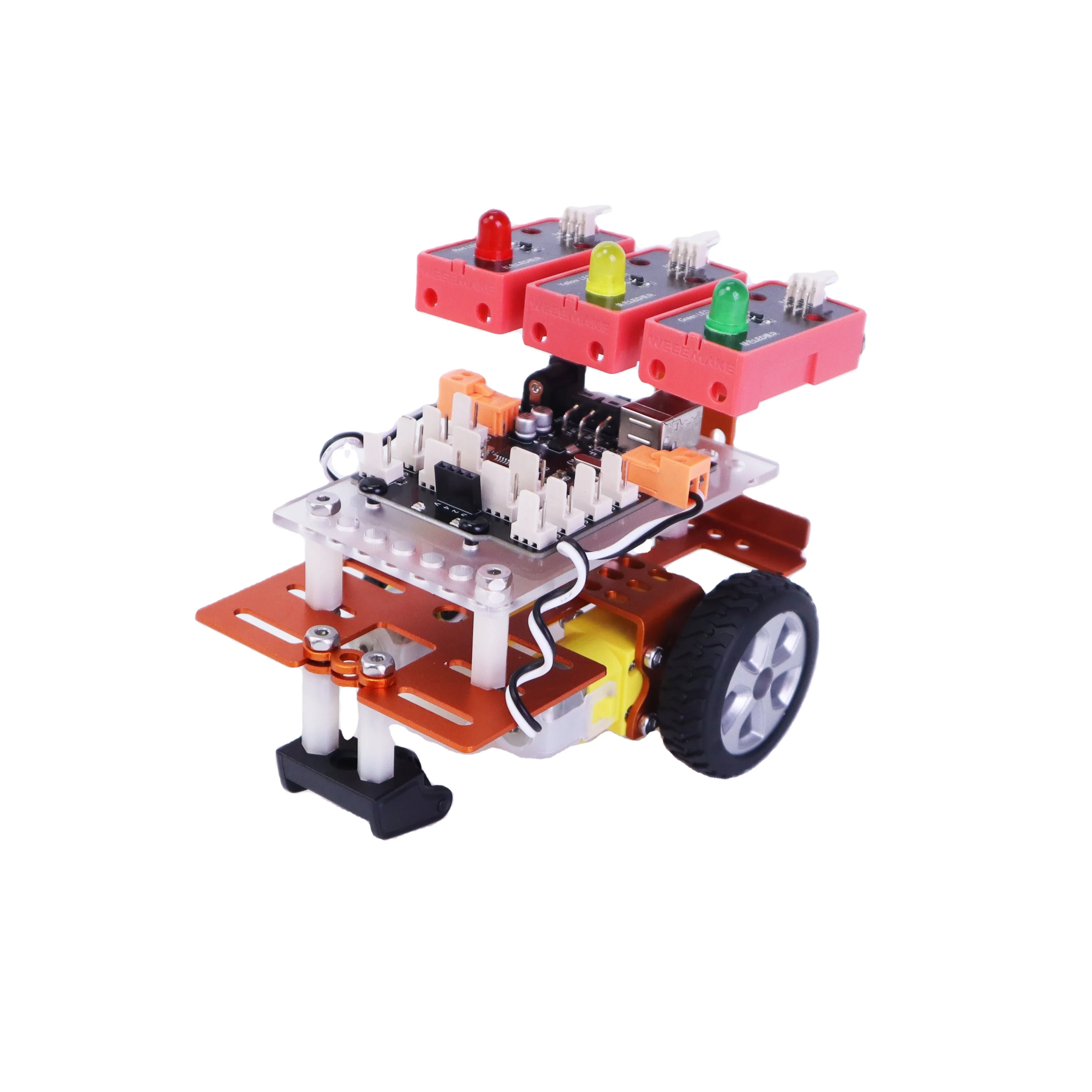 Hot Sale Mars Rover for DIY Educational Toy Remote Control Power Wheel Open Source Compatible STEM Programming Plastic +