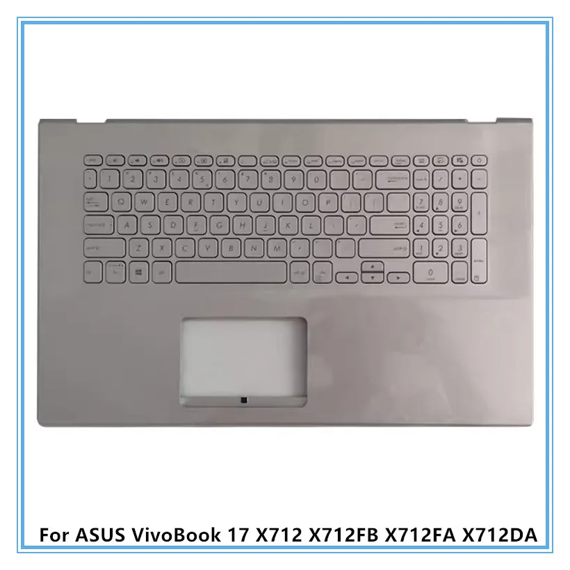 

Новая клавиатура Palmrest US с подсветкой для ноутбука ASUS VivoBook 17 X712 X712FB X712FA X712D, крышка в сборе с клавиатурой