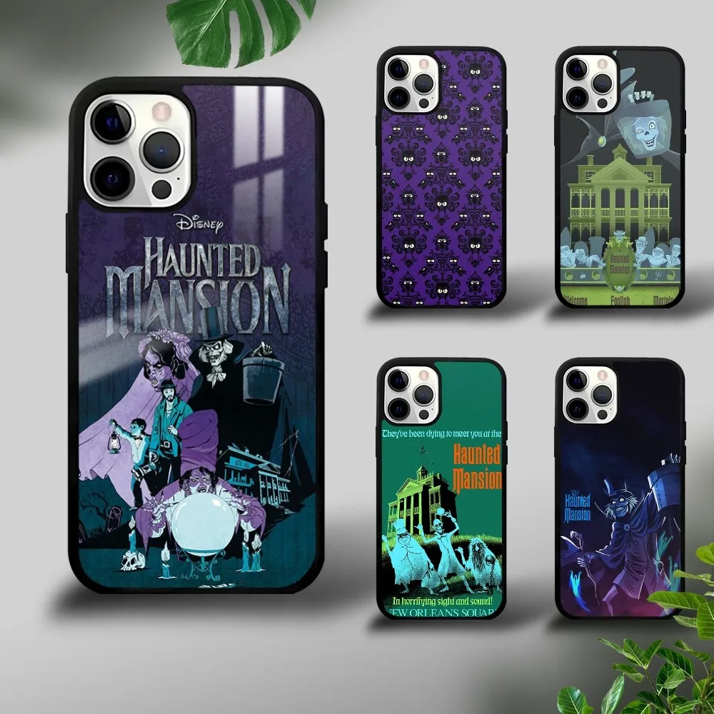 H-Haunted Mansion Movie Phone Case For iPhone 16 15 14 13 12 11 Pro Xs Max Mini Plus Celulares Hard Funda