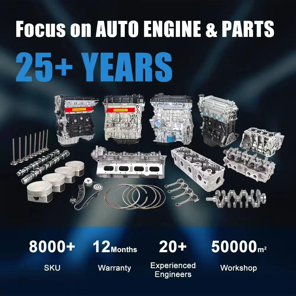 Top of The Line Technology 2.5-liter QR25DE Engine, Suitable for NP300 Navara D22 D40, Two-year Warranty