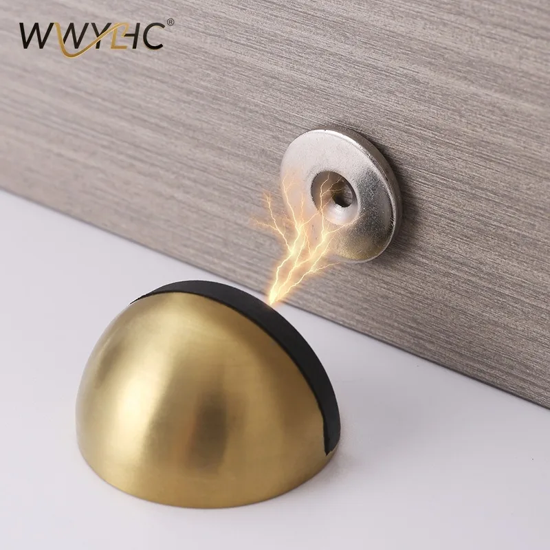 

Suitable for Stainless Steel Touch Door Top Collider Ground Suction Barrier Door Device Semi-circular Door Stopper