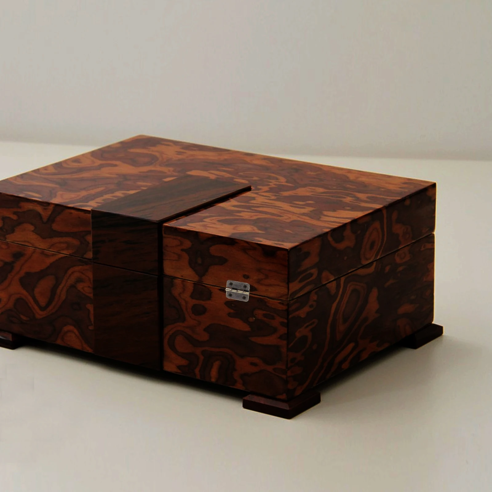 

100Pcs Brass Coated Iron Hinges DIY Accessories Easy Install Removable for Wooden Box Jewelry Box Retro Vintage Green