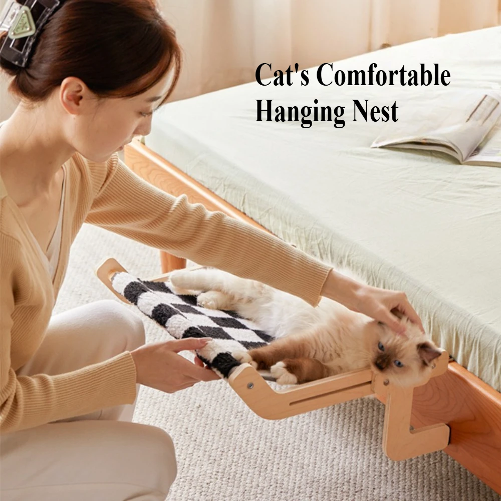 

Настраиваемый подвесной гамак-гнездо для кошек на окно/балкон