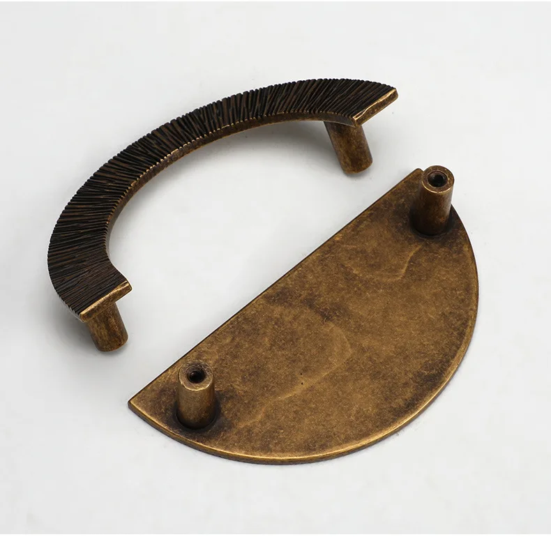 YUTOKO Antiker Bronze-Schrankgriff im chinesischen Stil, Einloch-Schubladengriff, kleiner Griff für Schränke und Aufbewahrungsschränke – Detail 13