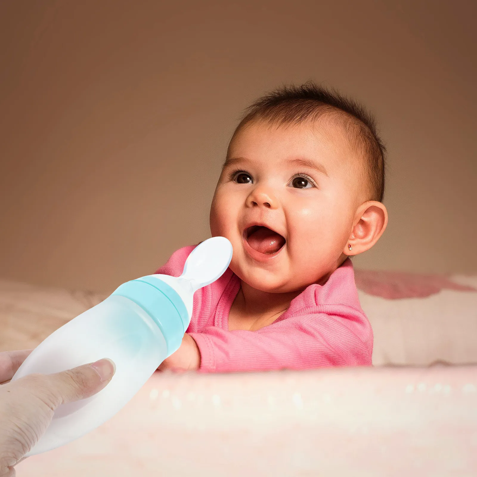 

1Pcs Silicone Baby Rice Paste Bottle Rice Cereal Feeder Flexible Squeeze Feeder Food Grade Safe Durable Feeding Tool for Baby