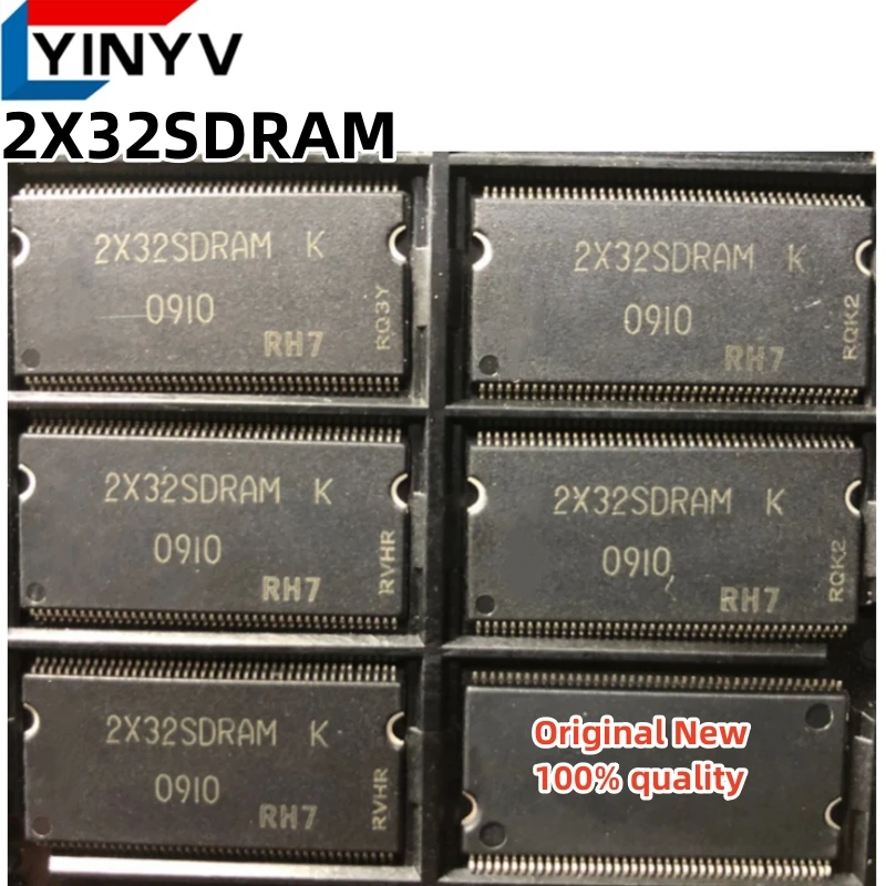 Free shipping 5Pcs 2X32Y3VTW-6 2X32SDRAM 2X32Y3VTW 2X32 SDRAM TSOP-86 Original New 100% quality